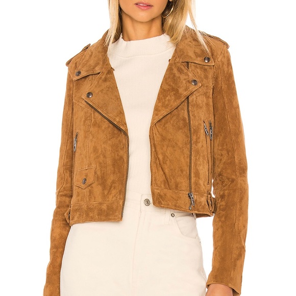 Blank NYC Jackets & Blazers - BlankNYC Removable Faux Fur Collar Suede Jacket XS